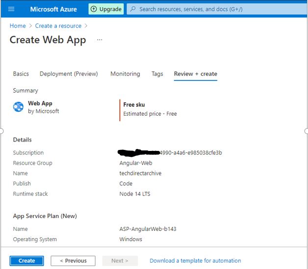 How to deploy your Angular App to Azure from Visual Studio Code
