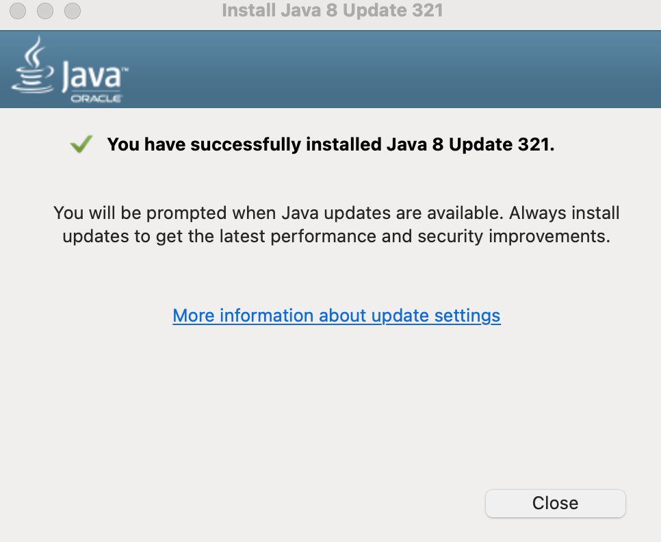 How to install Java Runtime Environment on Mac OS
