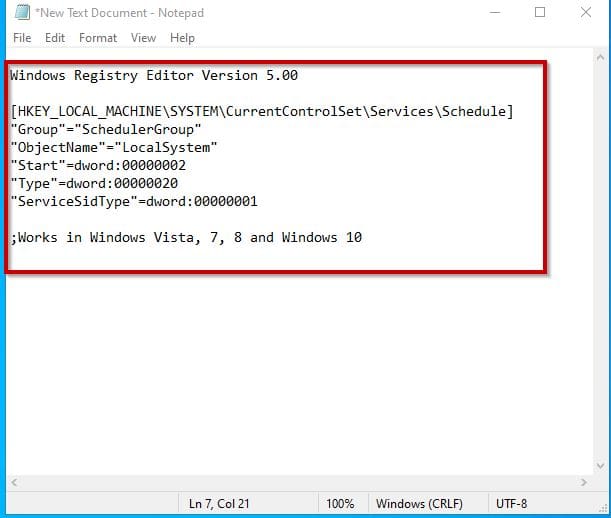 Paste-the-scheduler-text-file-in-notepad