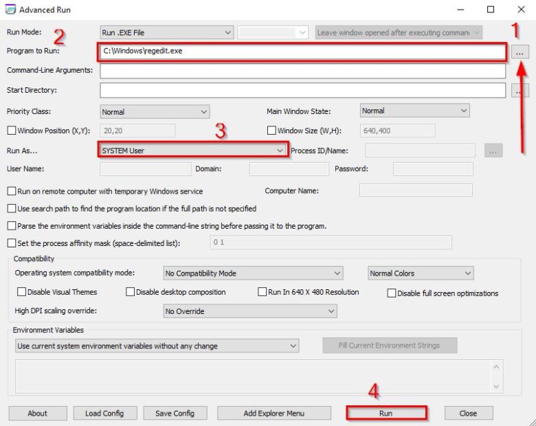 Run a Program in Windows as the Local System Account
