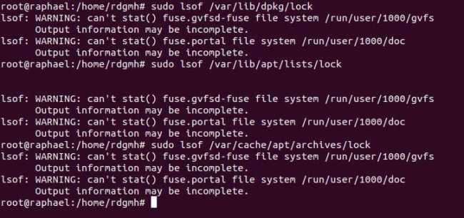 how to solve /var/lib/dpkg/lock error-lsof..