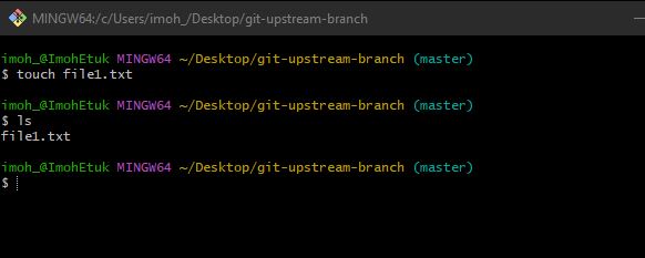 How to set up and use an upstream branch in Git