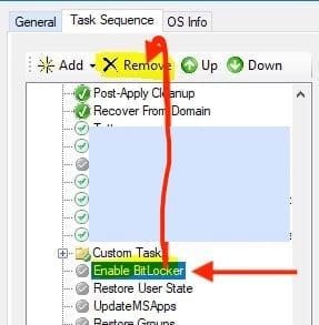 delete BitLocker task