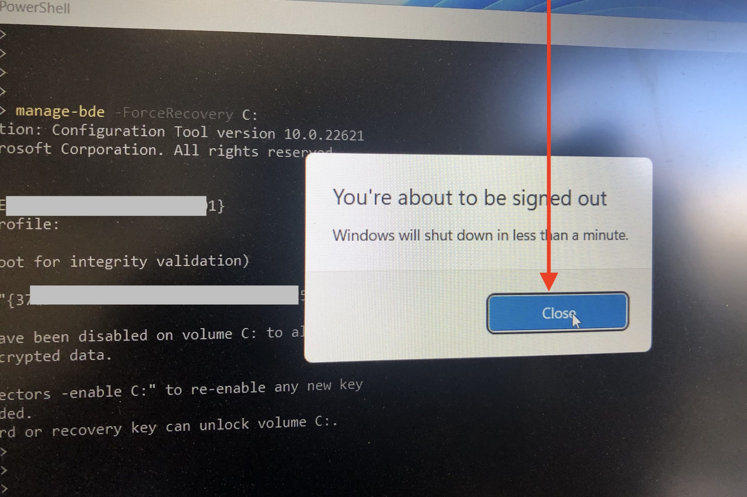 Force BitLocker Recovery mode Unlock BitLocker Protected Drive