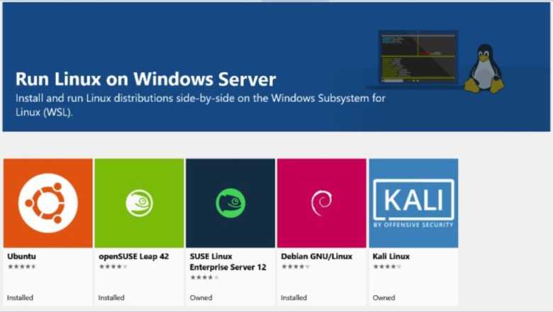 Run Linux on Windows Server