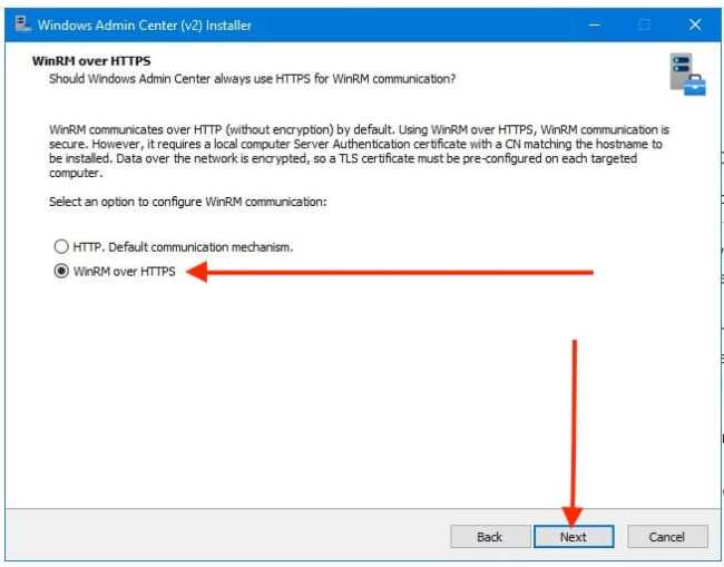 winrm over https