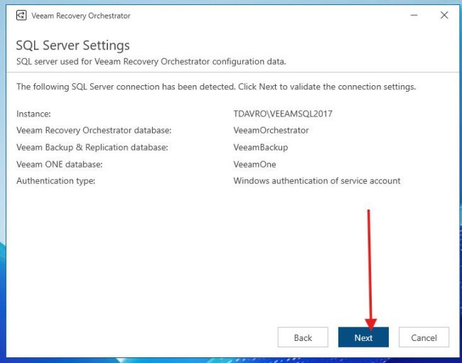 SQL server settings