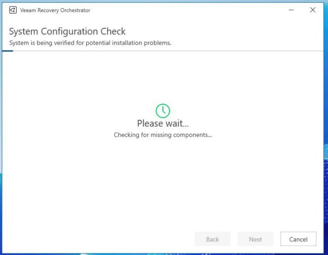 checking for missing components