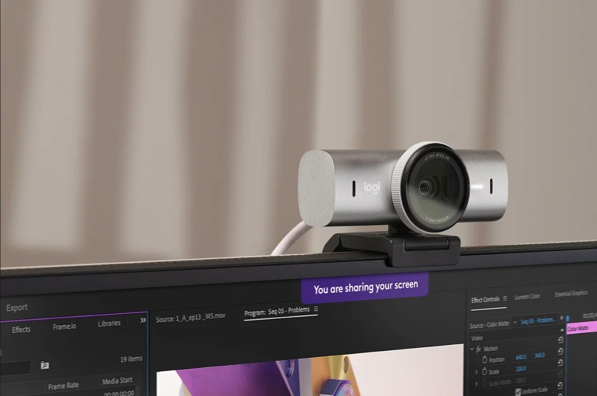 Logitech Introduces MX Brio, Its Most Advanced Webcam