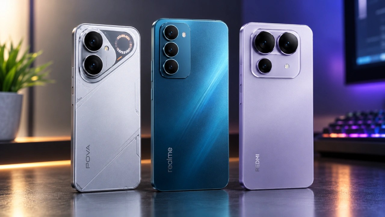 Tecno Pova 8 Pro vs Realme 16x vs Redmi Note 17 Pro: Mid-Range Smartphone Battle (2026)
