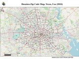 Houston Zip Code Map Techgeo Mapping