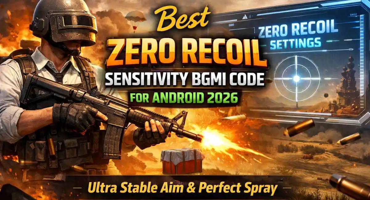 Zero Recoil Sensitivity BGMI Code for Android