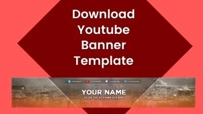 Youtube Banner Template Aesthetic Design Youtube Channel Art