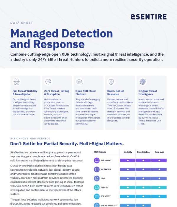 Managed Detection and Response (MDR) for Microsoft Security