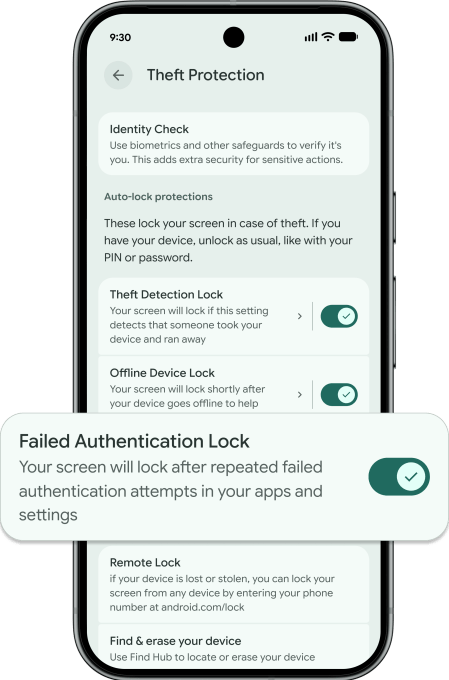 Android Theft Protection Image