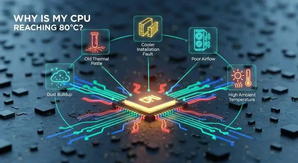 Is 80 C Hot For A CPU Safe Temperature Guide 2026 Why Is My Cpu Reaching 80c