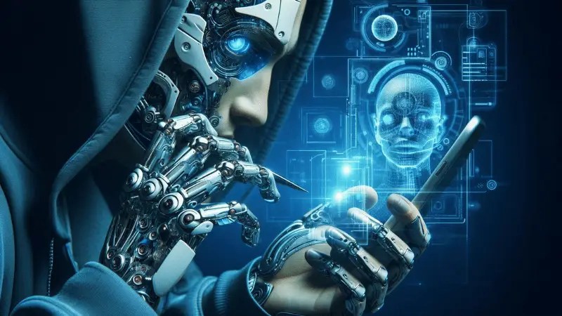 AI technology conceptual artwork for a discussion of oversight
