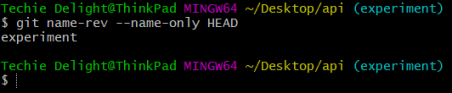 git name-rev