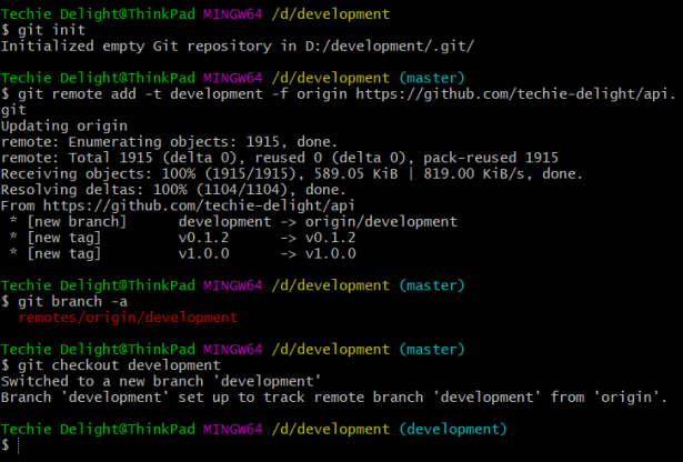 git remote