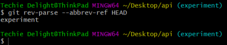 git rev-parse