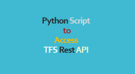 python script to access tfs rest api