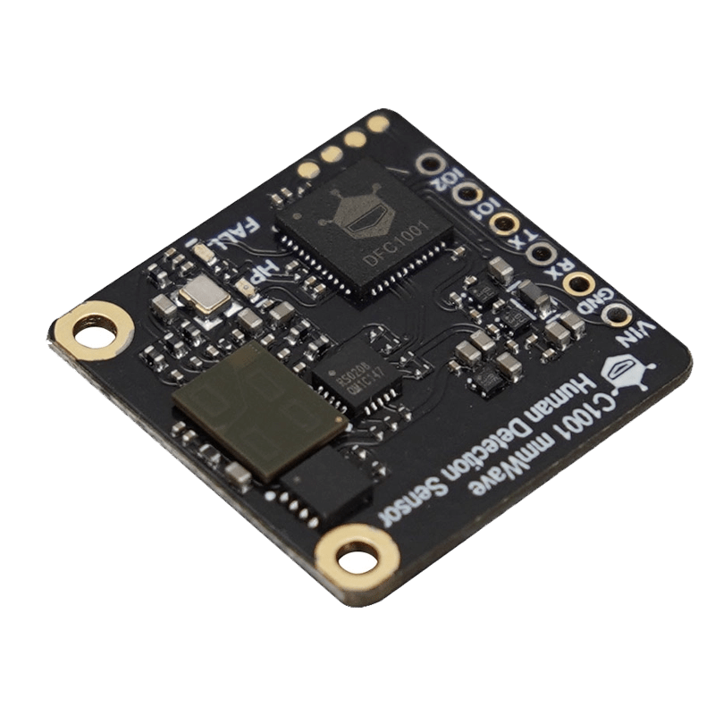 C1001 mmWave fall detection sensor module top view for Arduino ESP32
