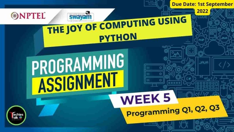 Nptel The Joy Of Computing Using Python Week12 Assignment Techies Talk - Download Artistic Colorful Photo | High Resolution