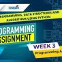 NPTEL Programming, Data Structures And Algorithms Using Python Week3 ...