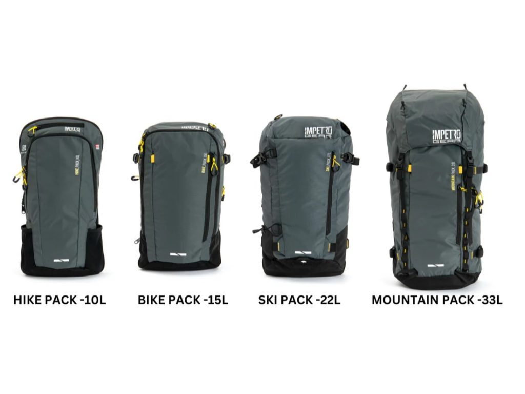 Impetro Gear modular backpack complete bundle with four options