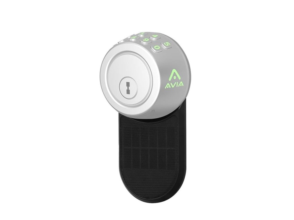 Avia Smart SolarPro smart lock solar panel for charging