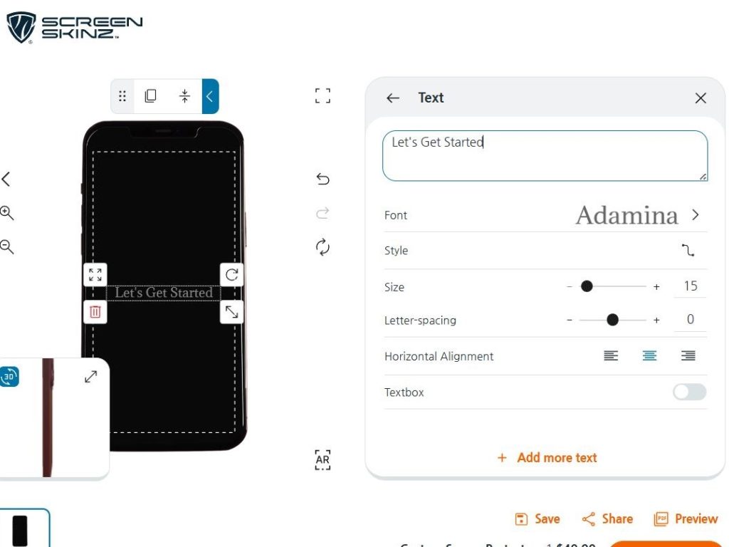 Customize your own Screen Skinz -- Techigar