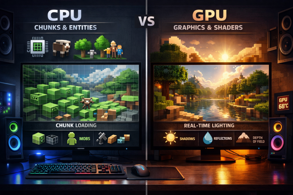 Is Minecraft CPU Or GPU Intensive The Real Performance Bottleneck Is Minecraft Cpu Or Gpu Intensive 1024x683 