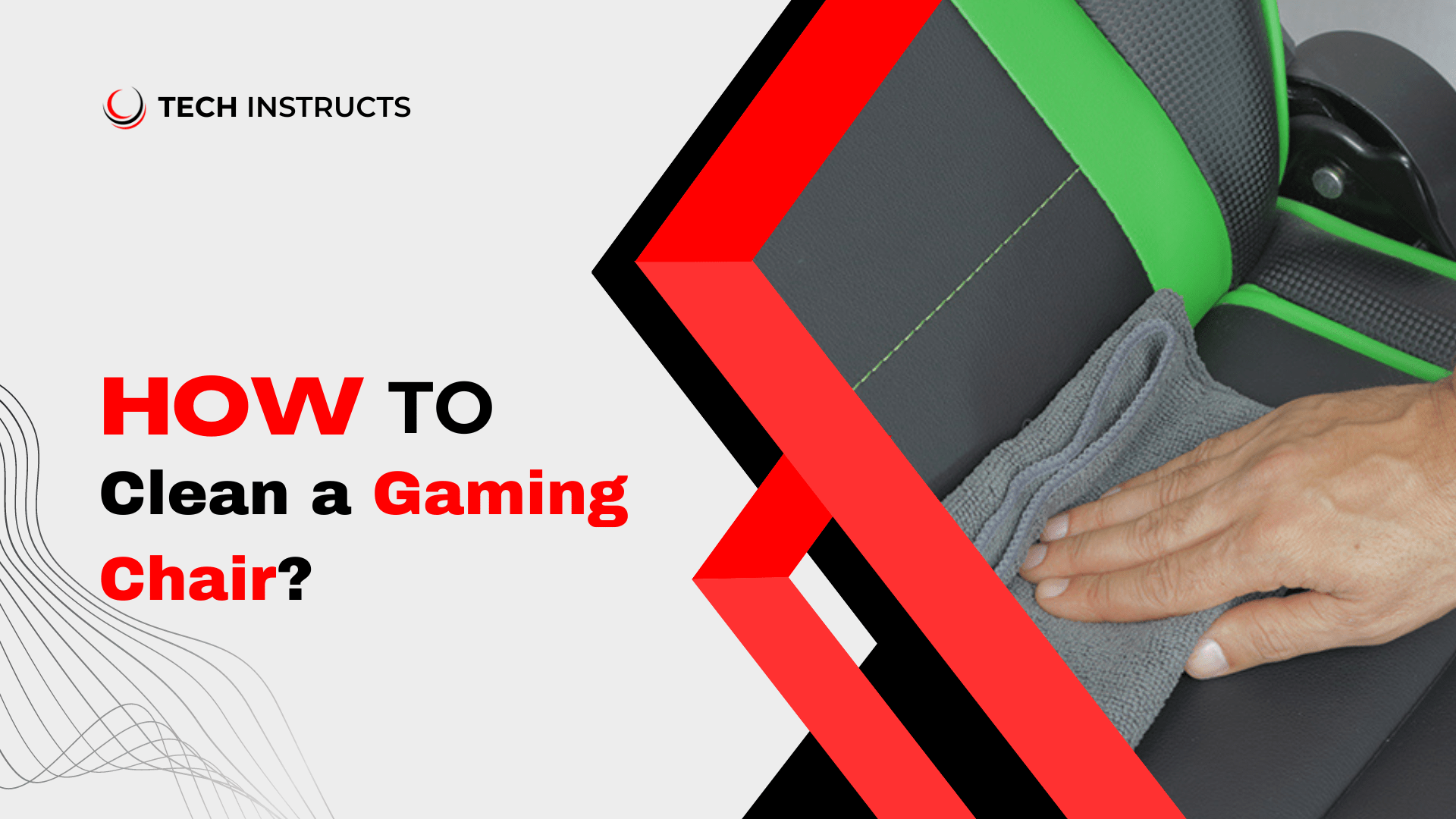 How To Clean A Gaming Chair Full Guide Tech Instructs How To Clean A Gaming Chair 
