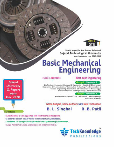 Basic Mechanical Engineering Techknowledge Publications