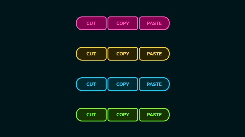 22 Css Multi Button Group - Ultra HD Gradient Illustration - 4K