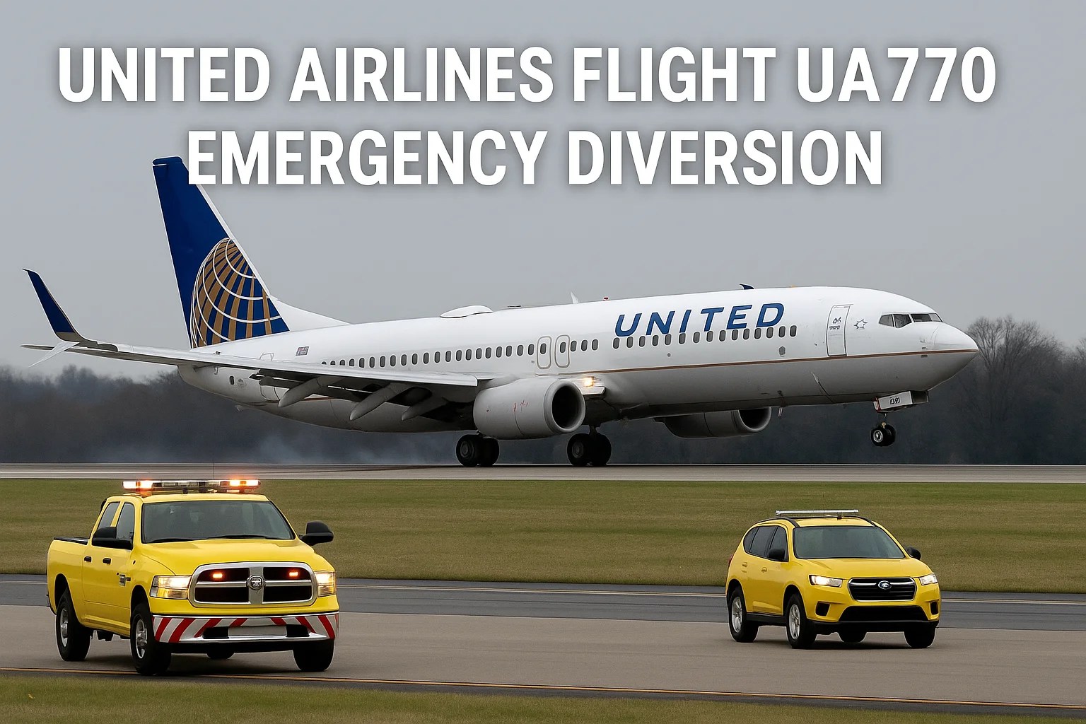 Inside the United Airlines Flight UA770 Emergency Diversion to London Heathrow