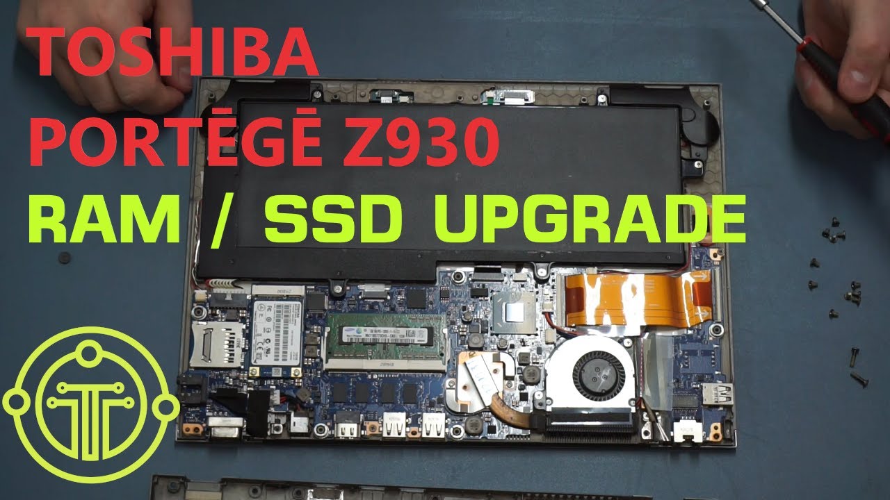 Upgrade the Toshiba Portege Z930 Ultrabook
