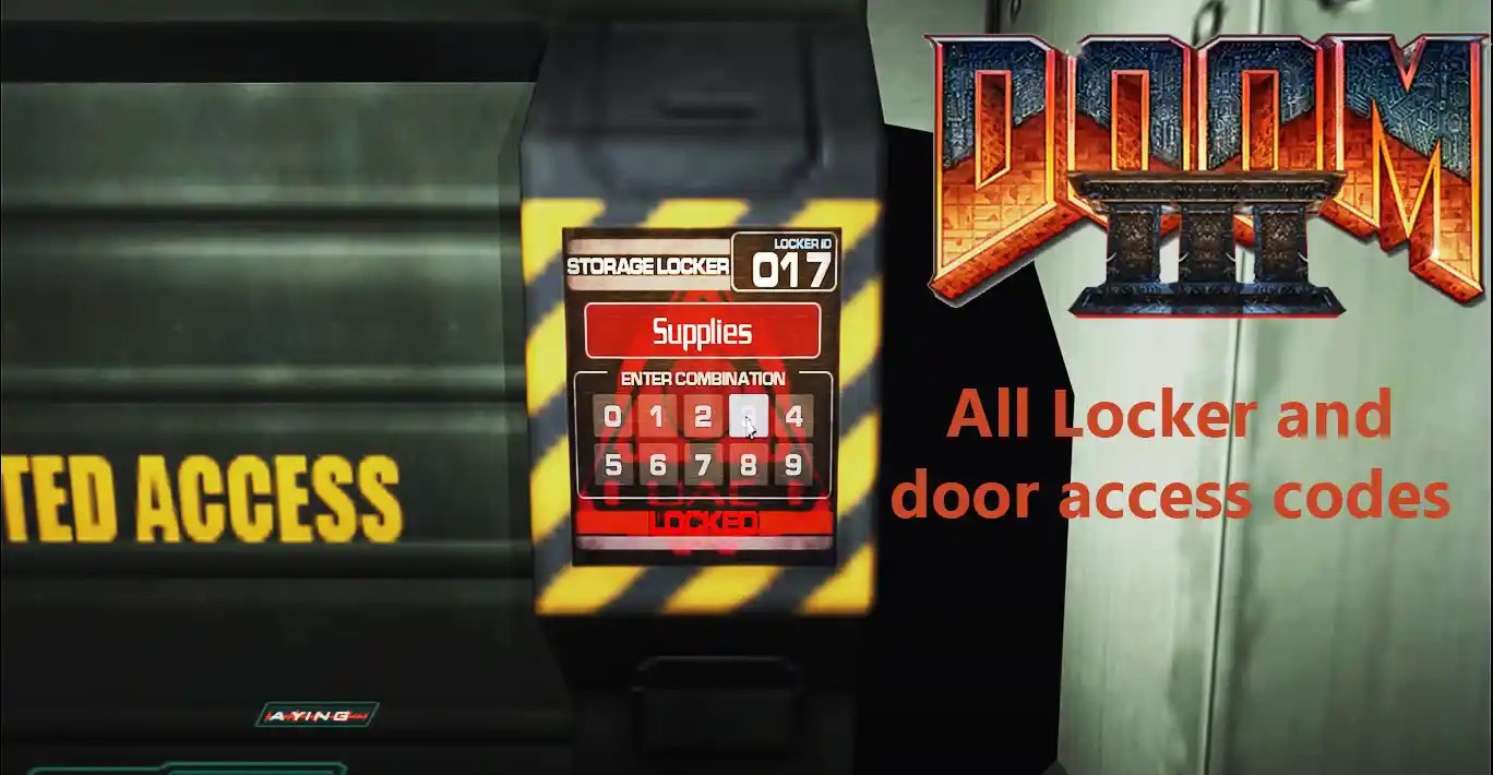 Doom 3 Locker Codes (2022): New codes to quick-beat the game (2025)