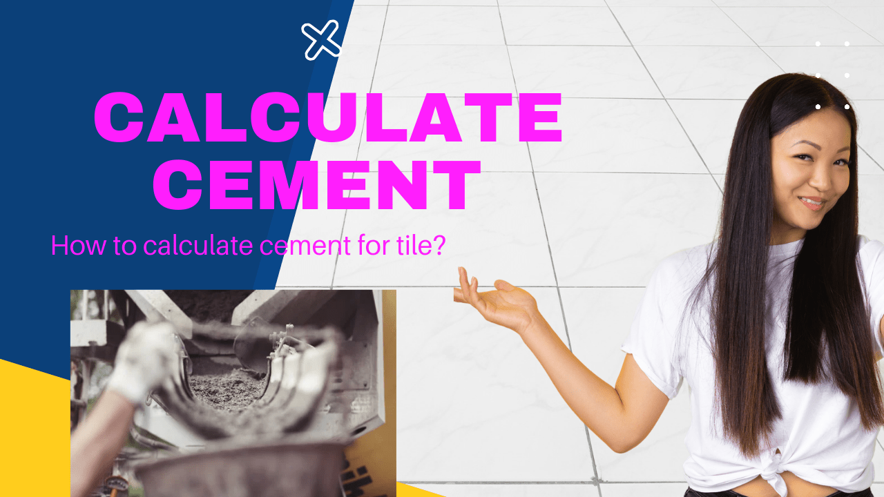 How to Calculate Cement for Tile 200 sq ft Floor Area? Quantity of