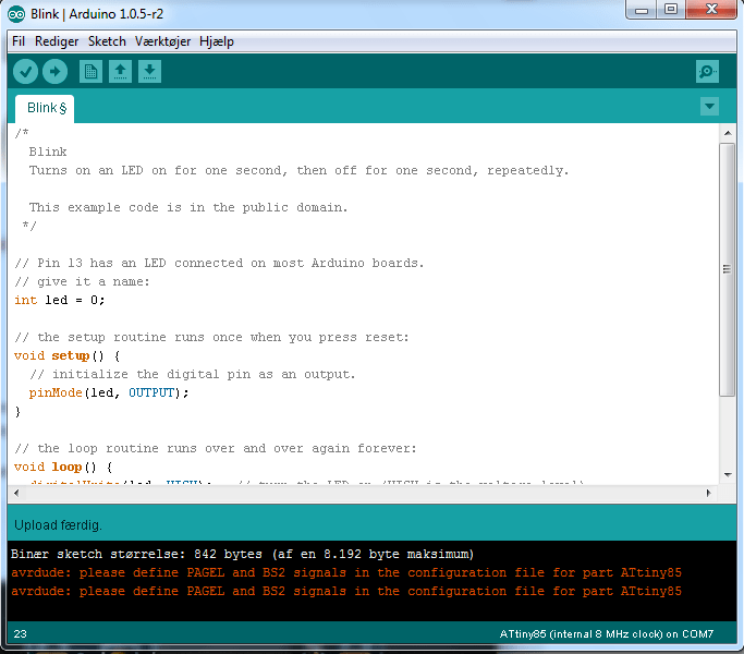 attiny85-ISP-programmer
