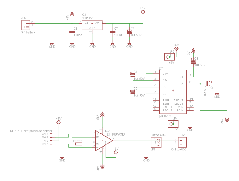 mxp2100_diff_pressure_amplifier_schematic