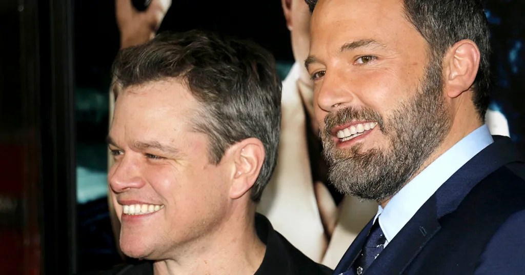 As struggling young actors, Ben Affleck and Matt Damon shared bank accounts.