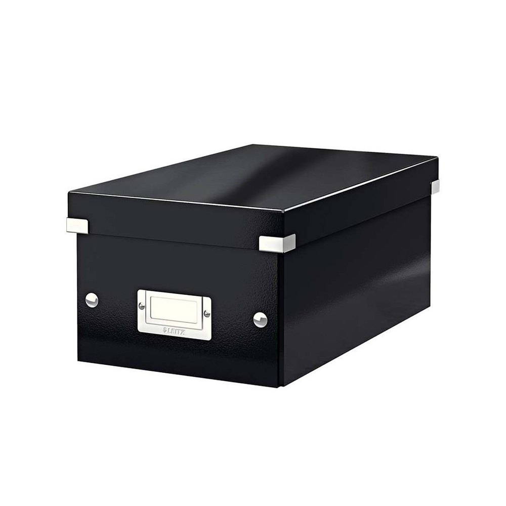 LEITZ Κουτί Αρχειοθέτησης με Καπάκι Μαύρο (60420095)