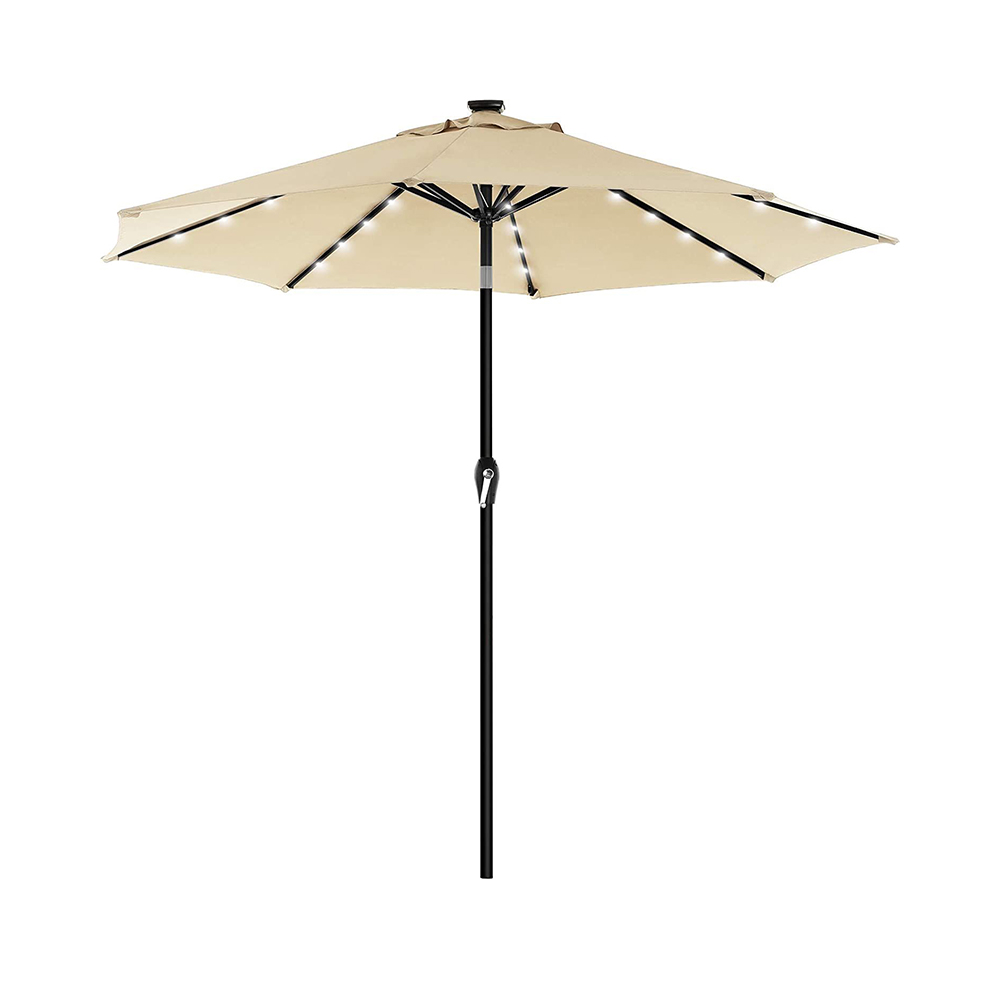 SONGMICS Ομπρέλα Δαπέδου Στρογγυλή 180 g/m² Beige (GPU040M01) (SNGGPU040M01)