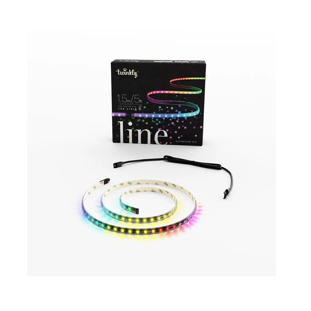 Twinkly Line ARGB Gen2 1.5m-100 LEDs/m Bluetooth IP20 Expansion (TWL100ADP-B) (TWIL100ADP-B)