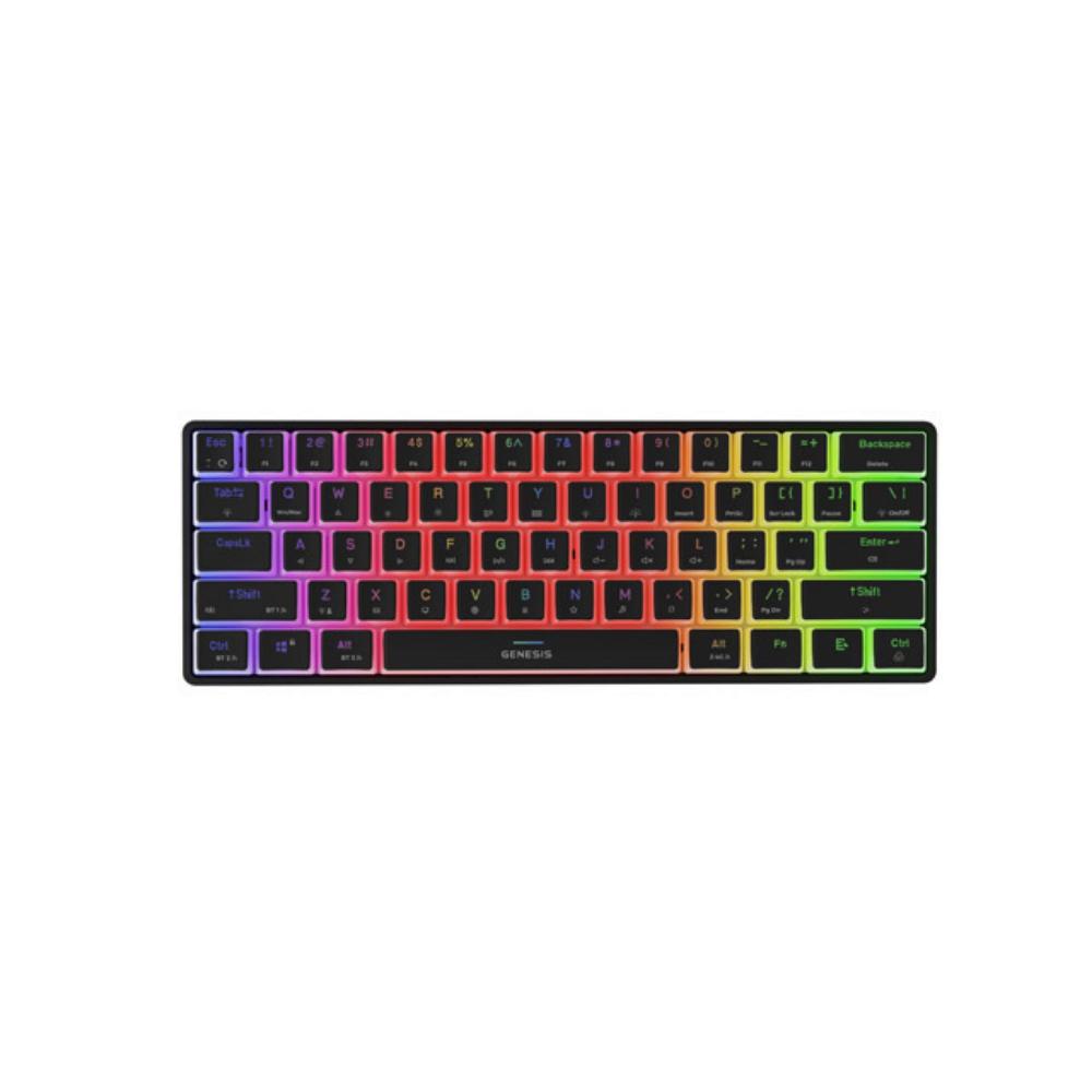Genesis Gaming Keyboard Thor 660 G2 US Black Wireless RGB Mechanical Cateron Brown (NKG-2196) GNSNKG-2196)