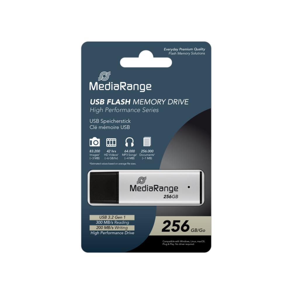 MediaRange USB 3.0 high performance flash drive, 256GB (MR1903)