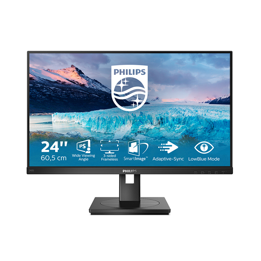 PHILIPS S Line 242S1AE FHD IPS Ergonomic Monitor 24" with speakers (PHI242S1AE)