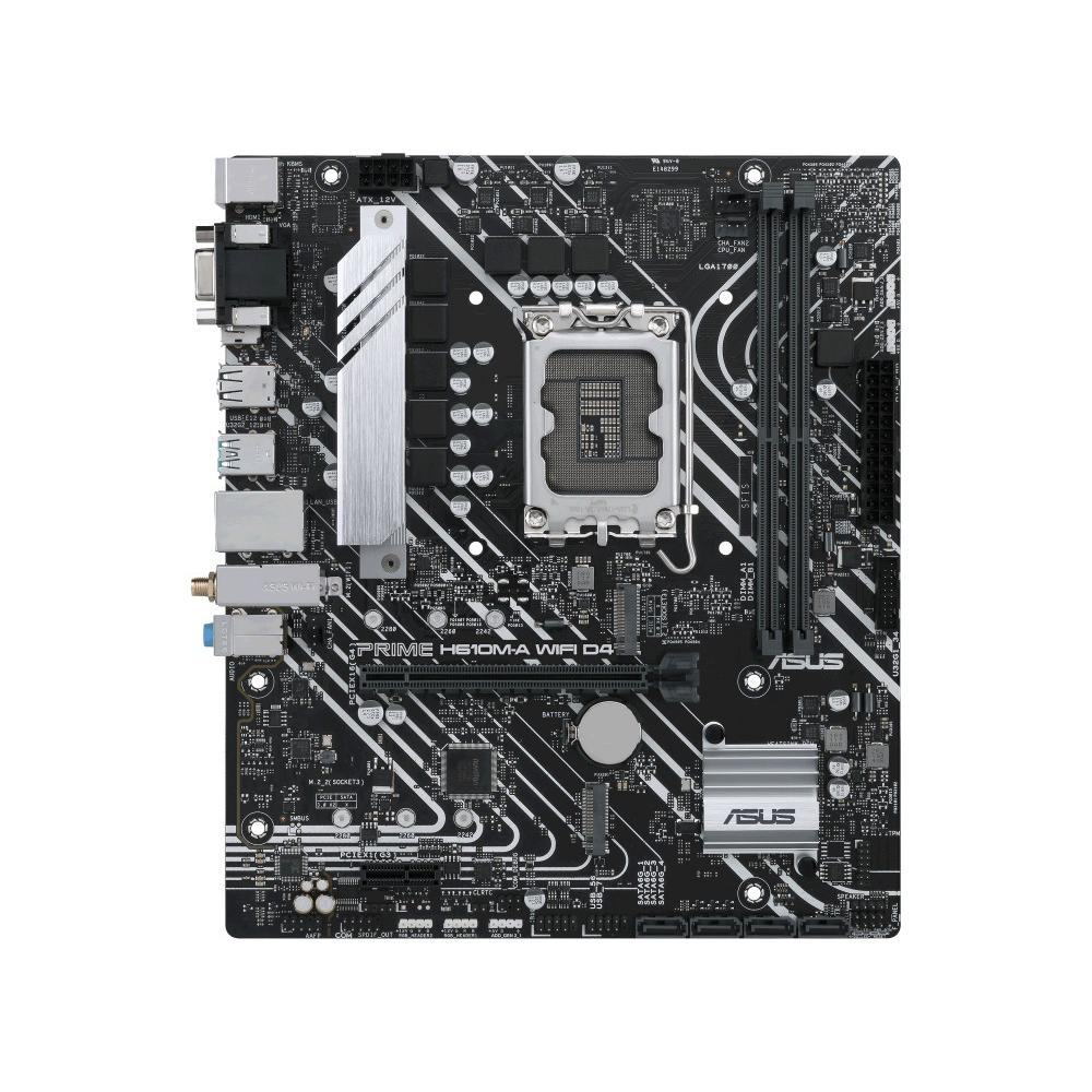 Asus Prime H610M-A WIFI D4 Motherboard Micro ATX με Intel 1700 Socket (90MB1C80-M0EAY1) (ASU90MB1C80-M0EAY1)