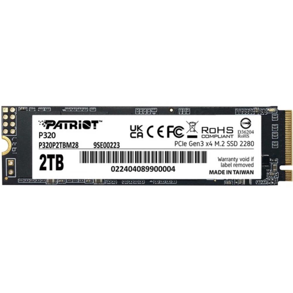 Patriot P320 2 TB PCIe 3.0 x4 NVMe 1.3 M.2 2280 (P320P2TBM28) (PATRP320P2TBM28)